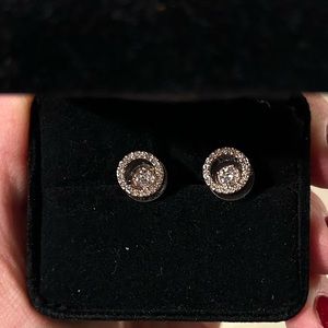 Swarovski rose gold earrings